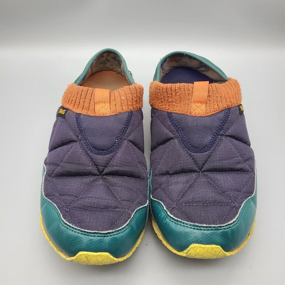 Teva Purple Green Orange Slip-On Loafers